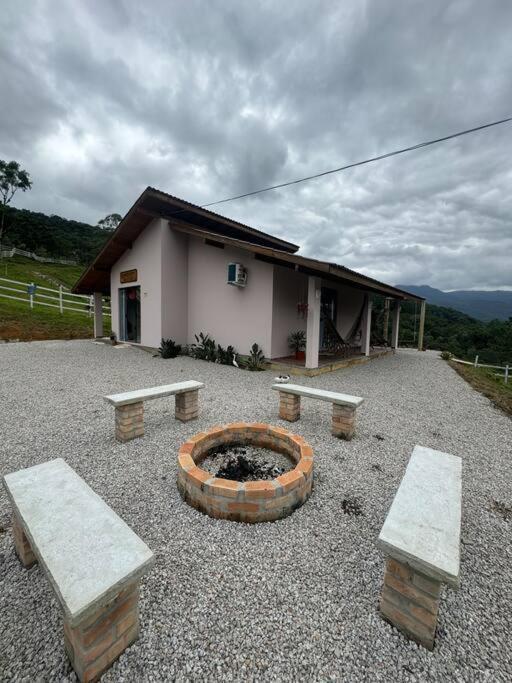 Cabana Recanto Do Arruda Para Casal Em Aguas Mornas 外观 照片