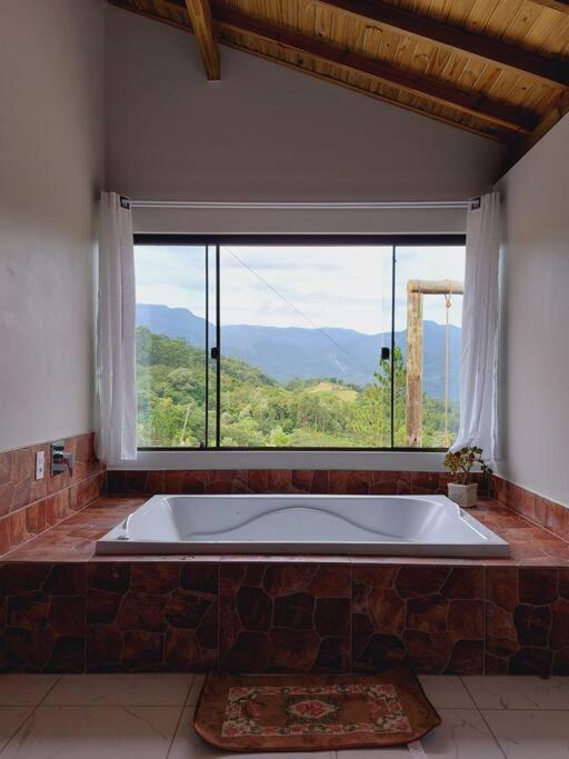Cabana Recanto Do Arruda Para Casal Em Aguas Mornas 外观 照片